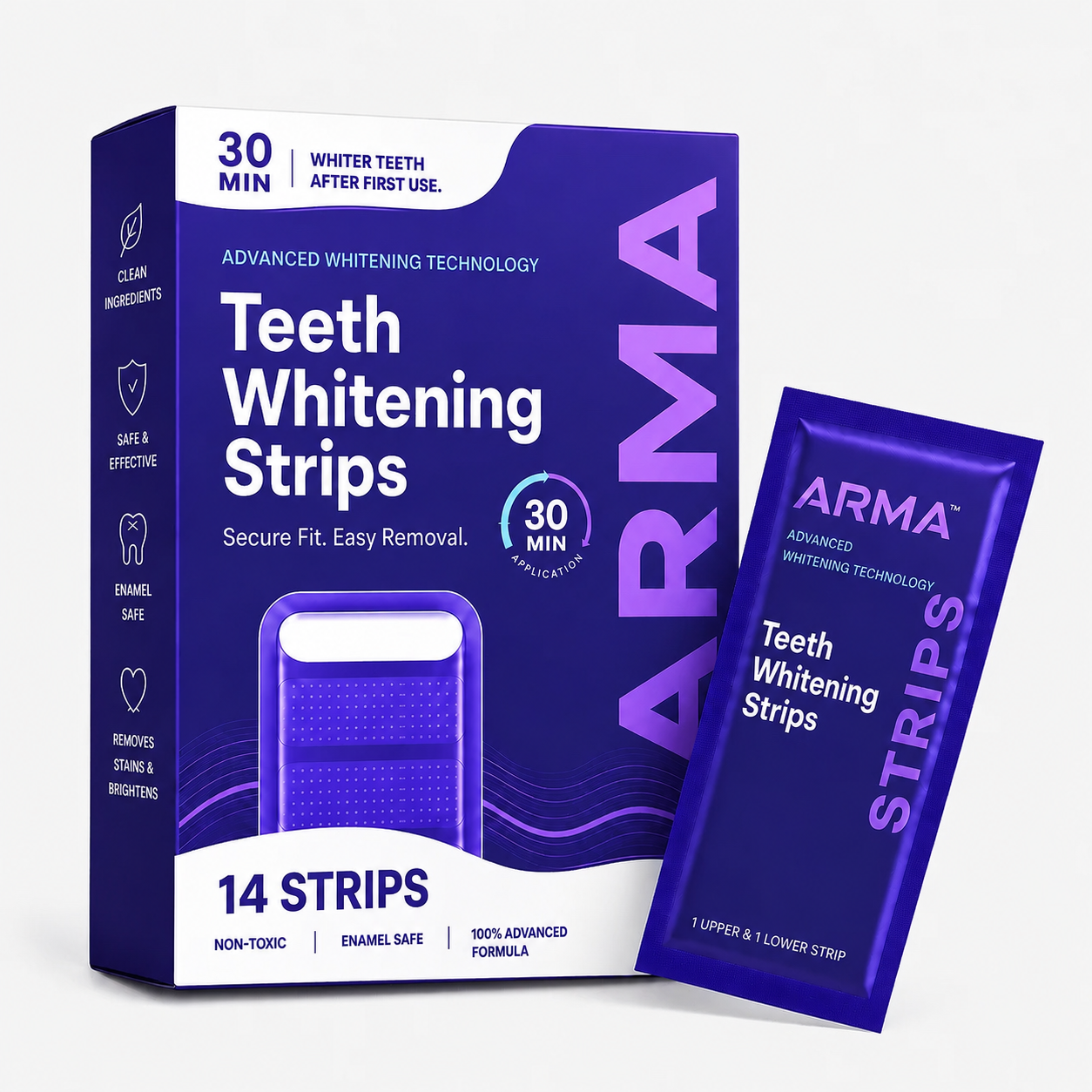 ARMA Purple Teeth Whitening Strips™