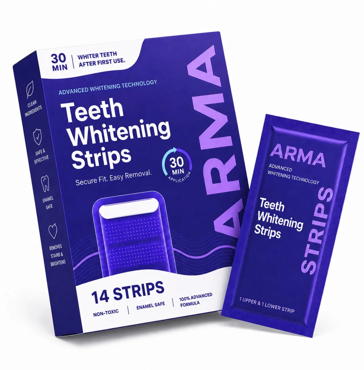 ARMA Purple Teeth Whitening Strips™