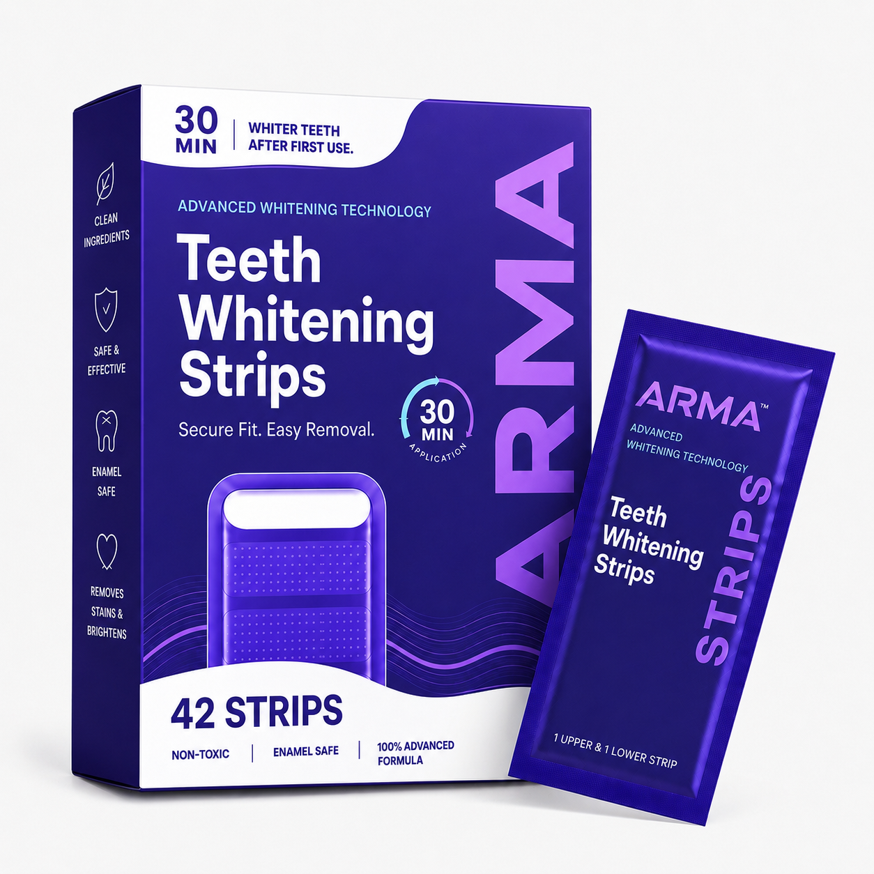 ARMA Purple Teeth Whitening Strips™