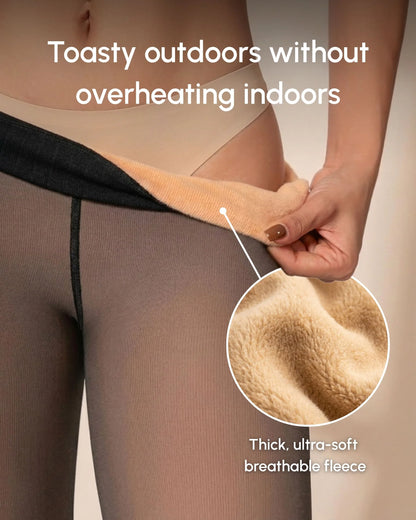 ARMA™ Sheer Illusion Fleece-Lined Tights