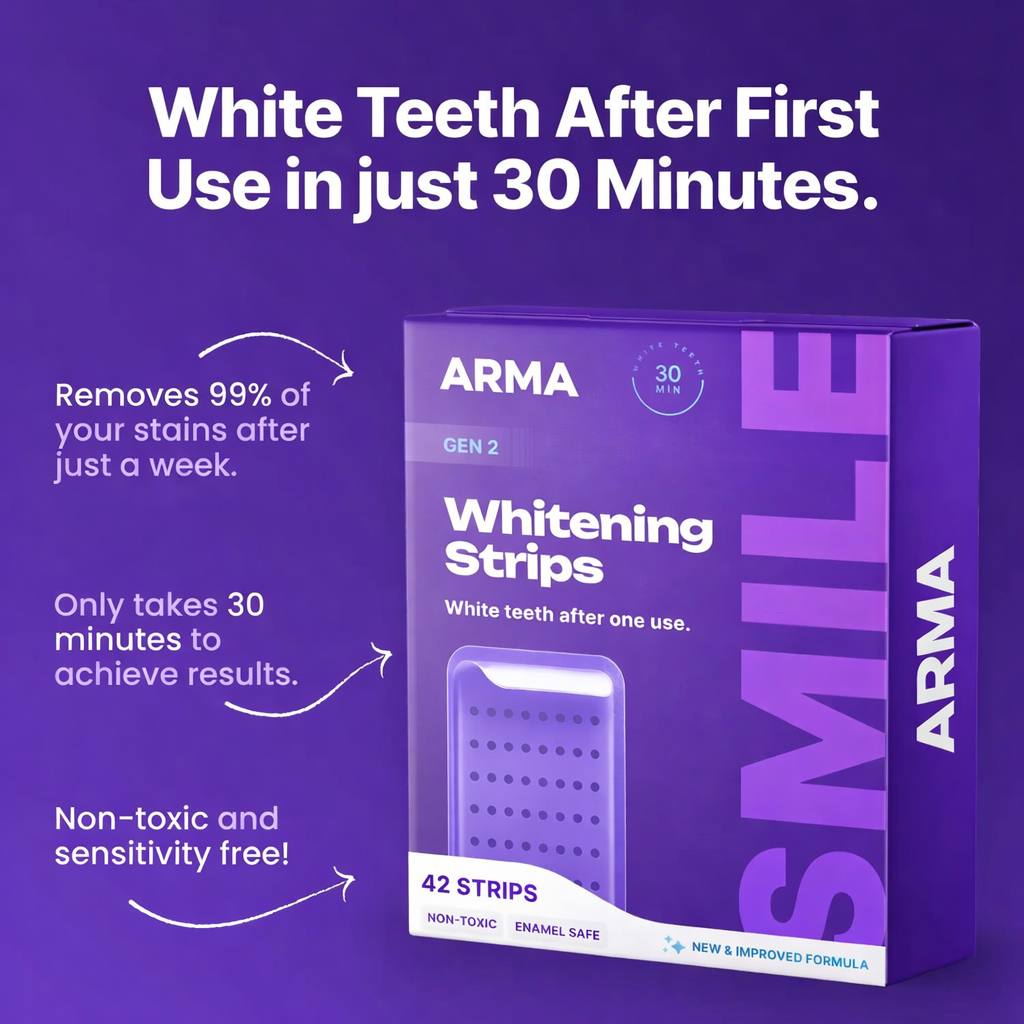 ARMA Purple Teeth Whitening Strips™